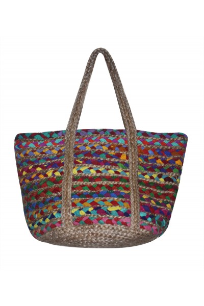 Hand Woven Jute Beach Tote